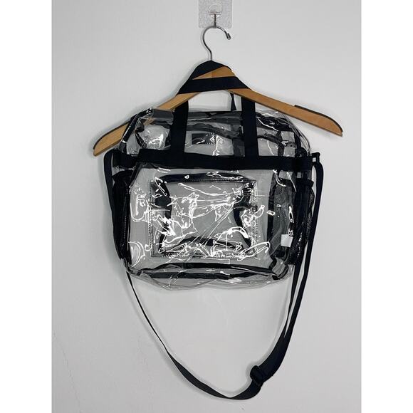 MAYTREE Clear Bag for Stadium Events Tote Bag with Reinforced Straps - Picture 4 of 7